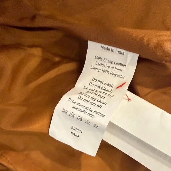 Quince Women's Stand Collar Leather Jacket - Picture 6 of 12